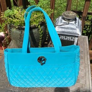 Vintage Vera Bradley Microfiber Shoulder Bag